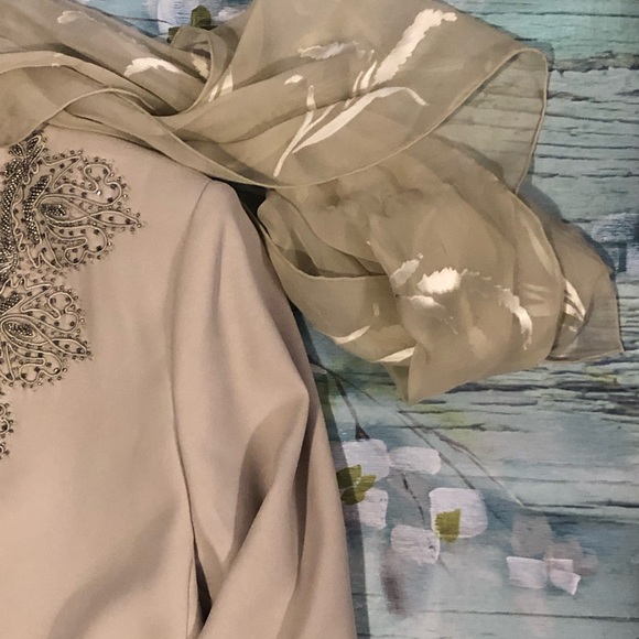 John Meyer Dress Coat w/ Matching Scarf - Picture 6 of 7